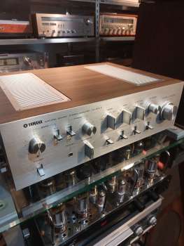 YAMAHA CA-800 MK II  Verstärker Bolide Japan 1976 woodcase Class A+B